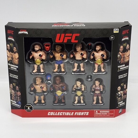 UFC Octagon Fighters S1 Collectible Fights - 8 Pack Deluxe Box Set - Picture 1 of 7